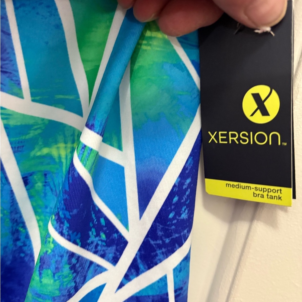 Xersion Blue Activewear Top - Picture 4 of 9